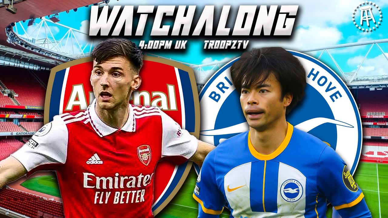 Arsenal 0-3 Brighton | Premier League | WATCHALONG W/TROOPZ & ZAH