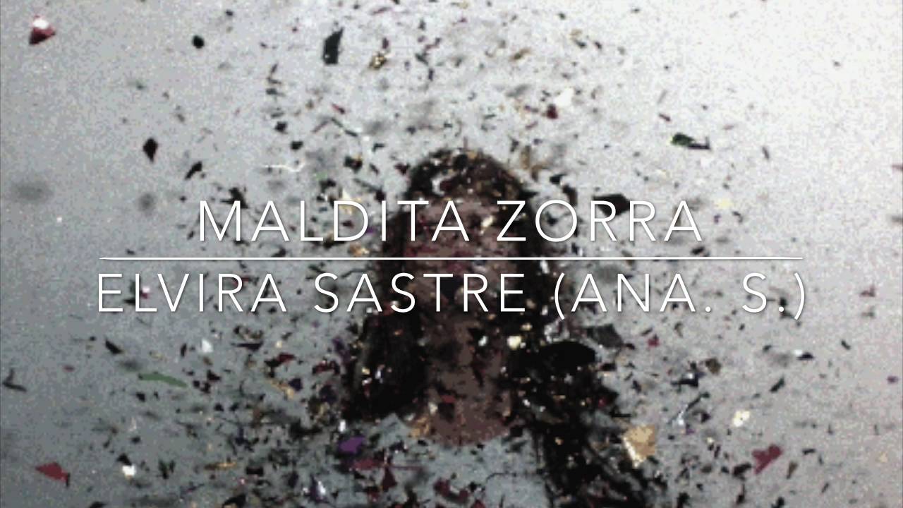 Maldita zorra - Elvira Sastre