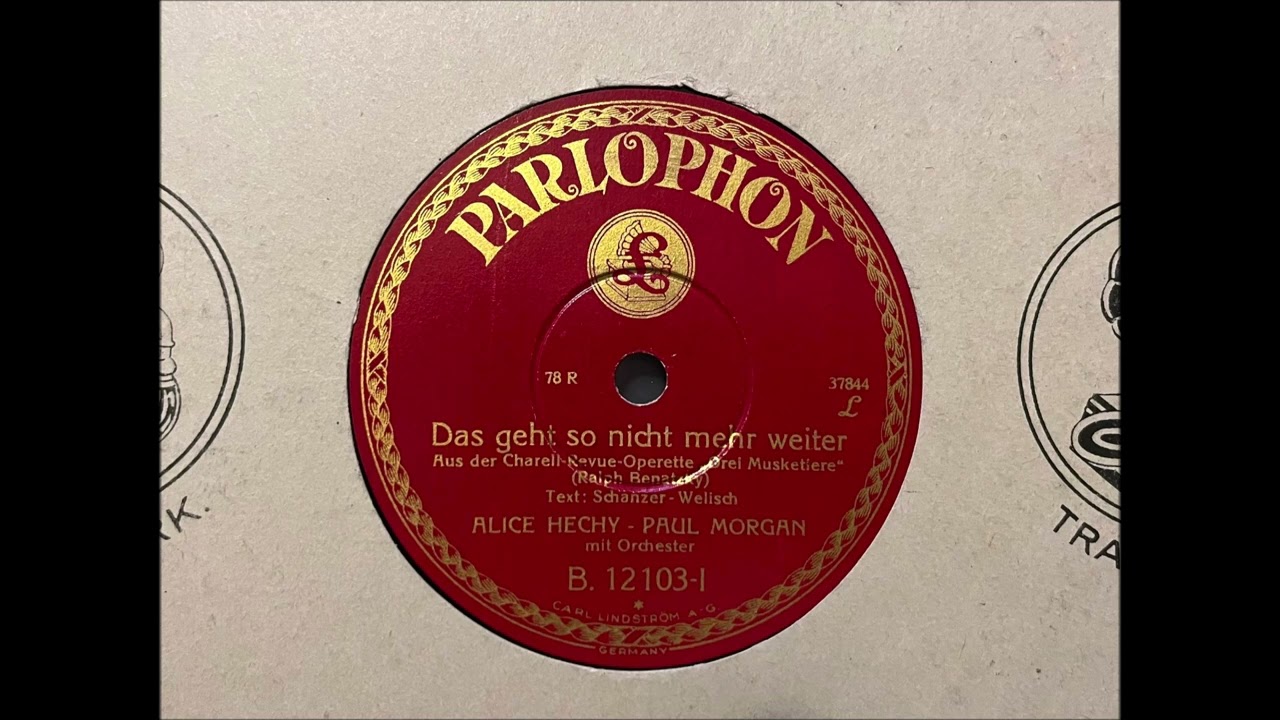 DAS GEHT SO NICHT MEHR WEITER - ALICE HECHY & PAUL MORGAN