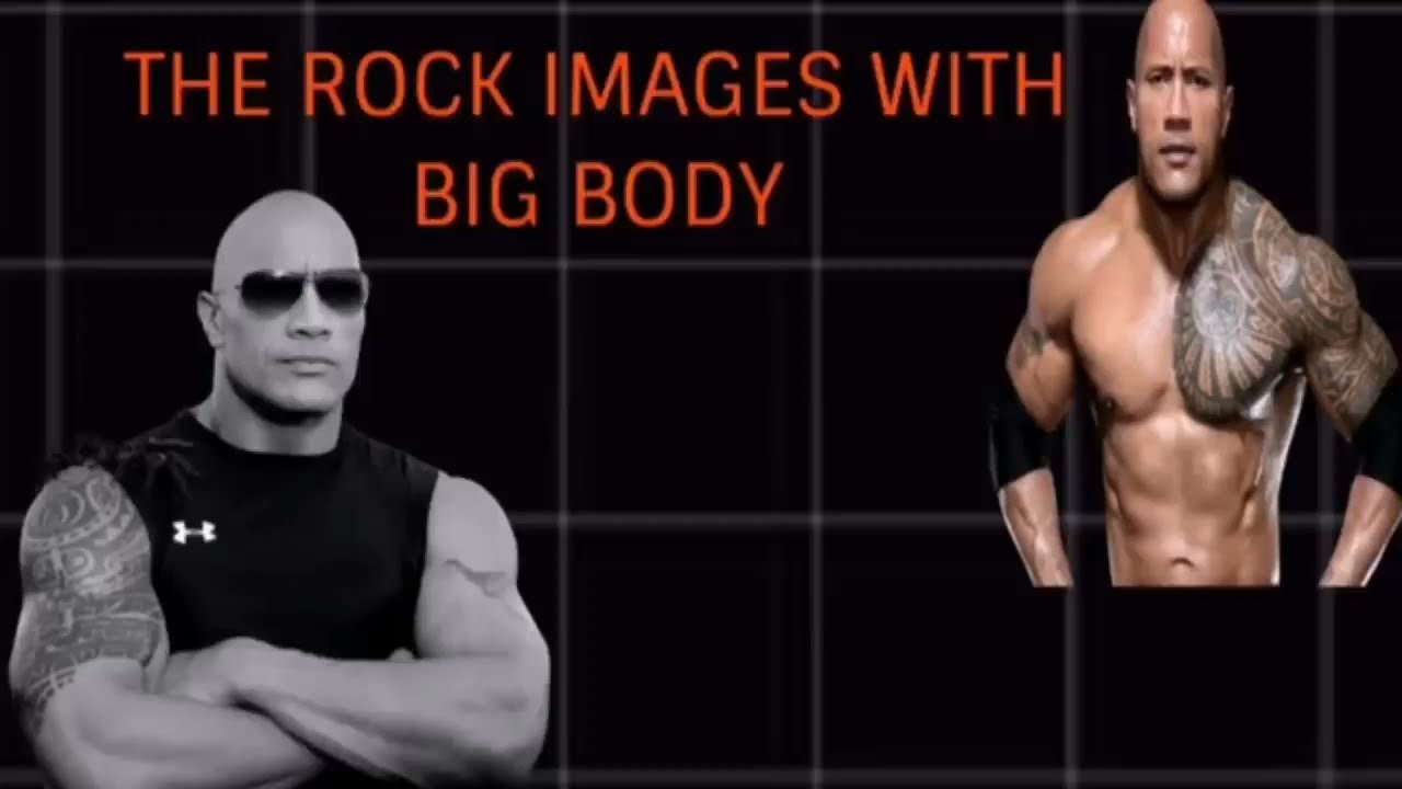 The Rock | Dwayne Johnson in bodybuilding | the most popular photo