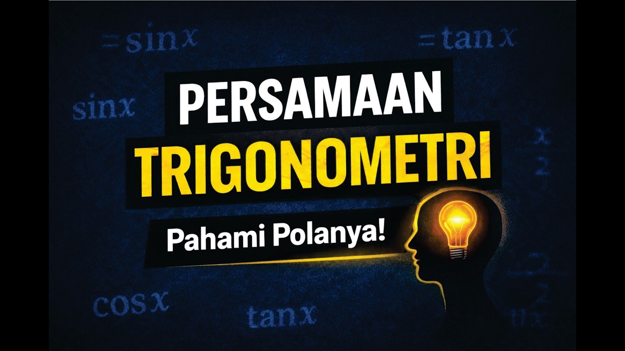 🔥TRIGONOMETRI Vol. 1 | Persamaan Trigonometri Sulit? Pahami cara  menyelesaikannya!!!!!