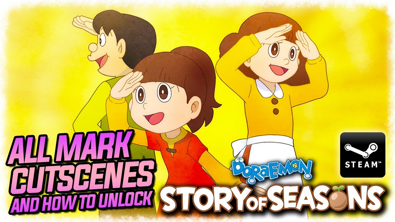 ALL COMPLETE STORY CUTSCENES MARK GENERAL STORE & HOW TO UNLOCK Doraemon Story of Seasons