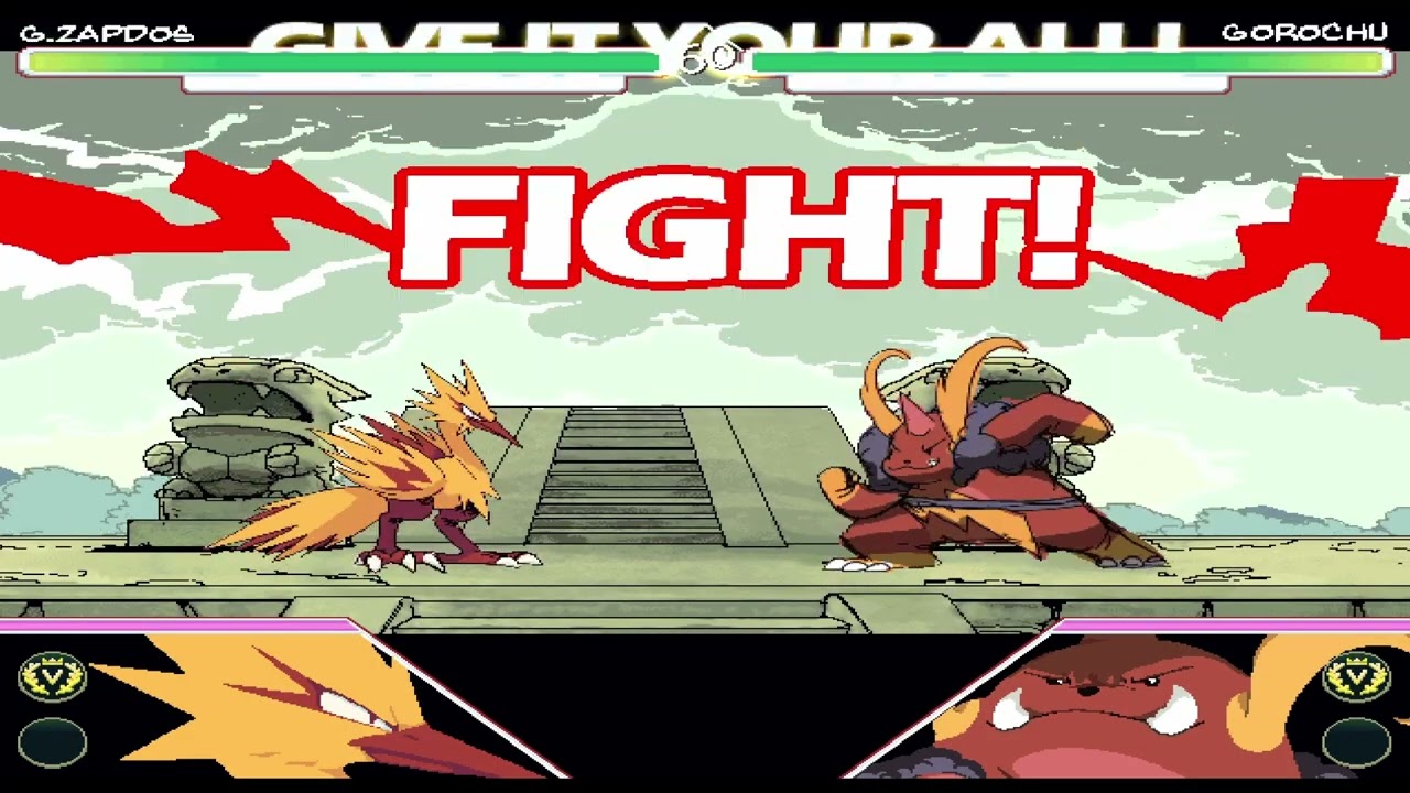 Defeating Gorochu with Galarian Zapdos [Pokémon Close Combat]