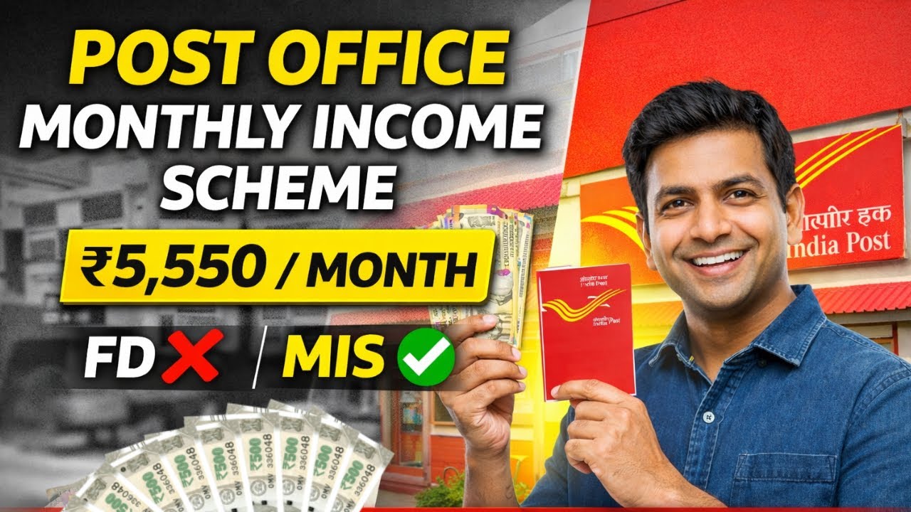 Post Office Monthly Income Scheme 2026 | MIS Interest Rate, Monthly Income & Benefits (Hindi)