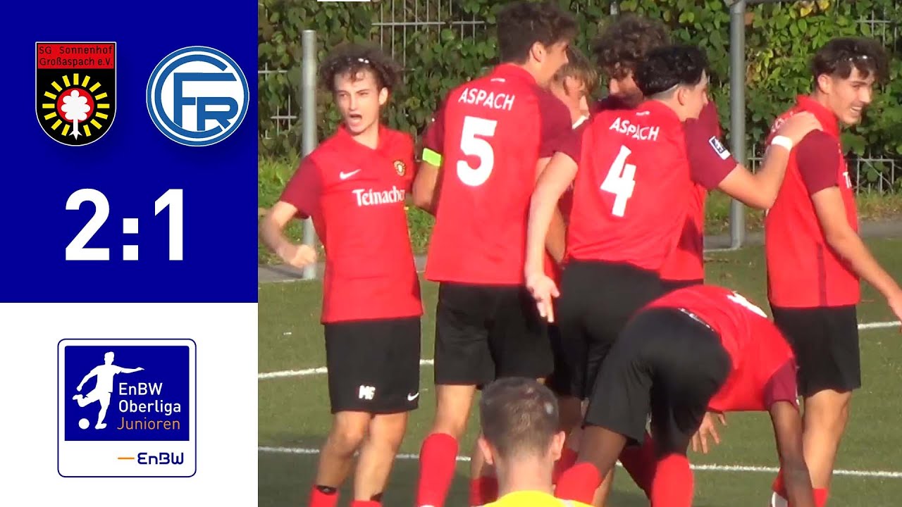 EnBW-Oberliga B Junioren: SG Sonnenhof Großaspach - FC Radolfzell
