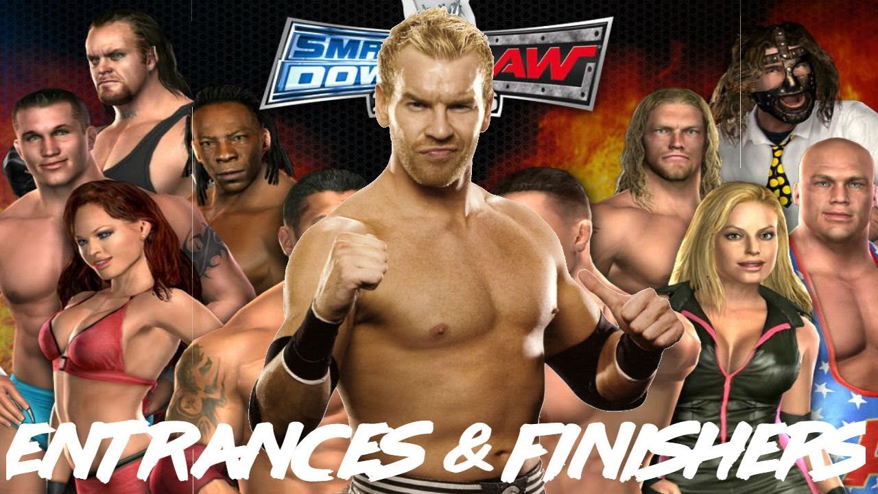 WWE Smackdown vs Raw 2006: выходы и финишеры Кристиан