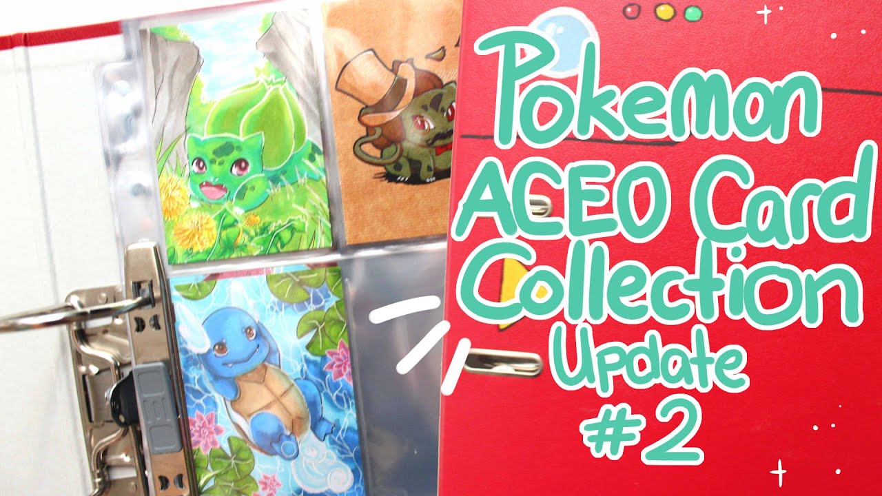 A Pokedex made of Art - Pokemon Aceo Card Collection - Update #2