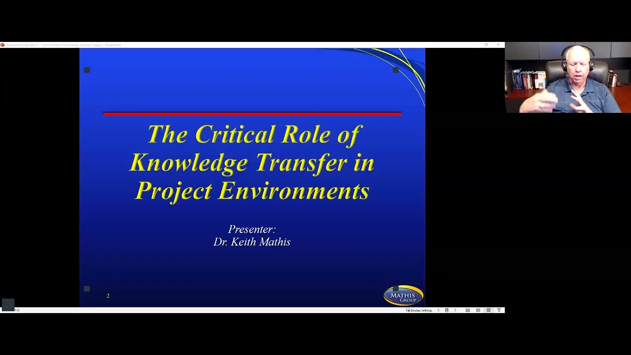 Knowledge Transfer Webinar - 09/05/25
