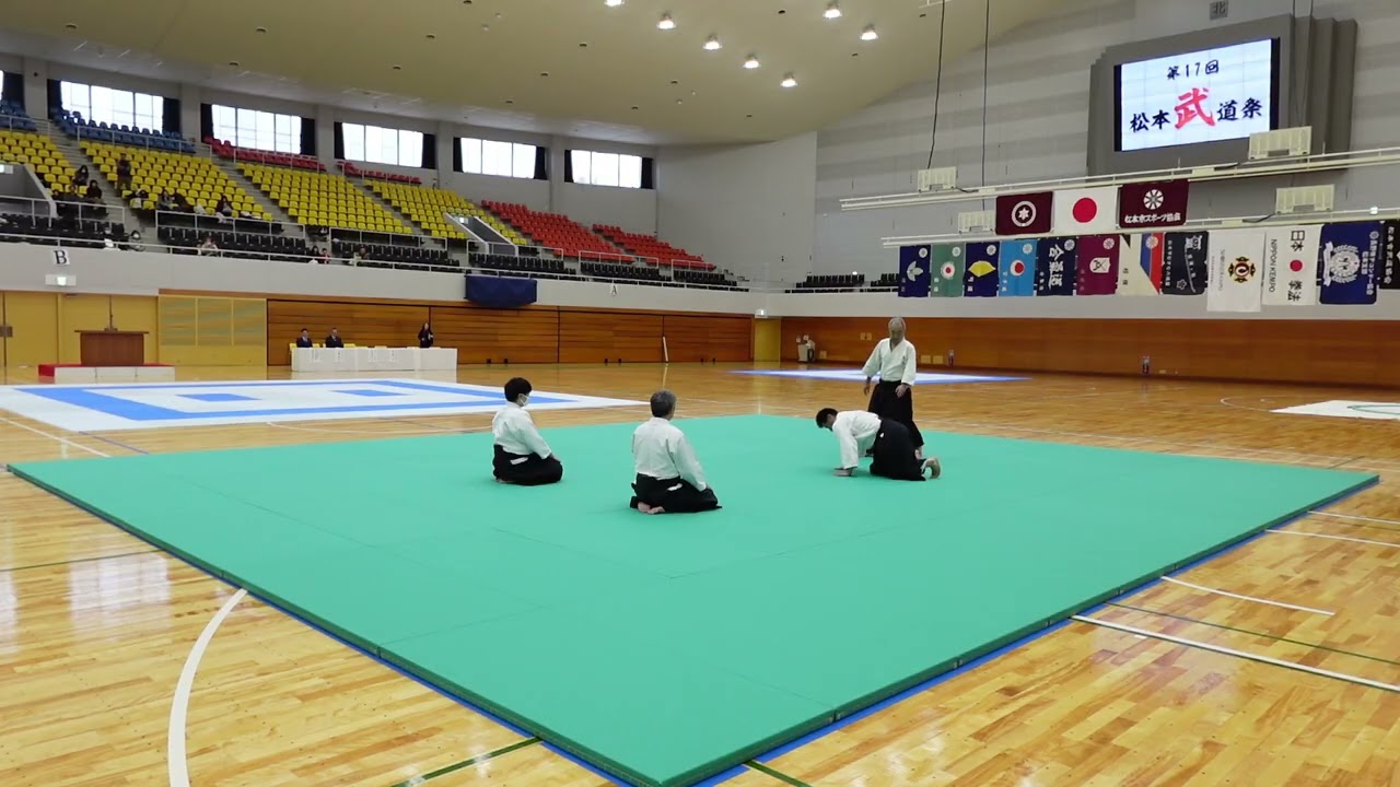 令和７年　第１７回松本武道祭　合気道　演武（演武者　正心会　金子佳正　先生）