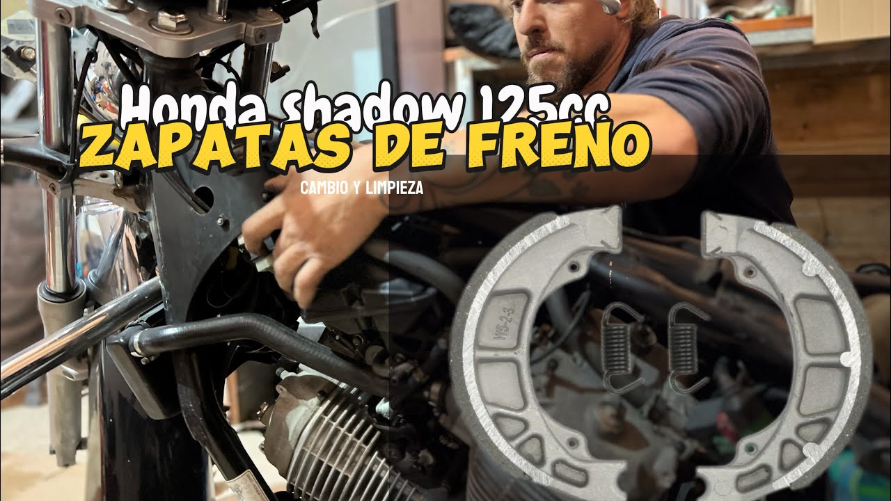 Honda vt shadow 125cc Zapatas de freno trasero
