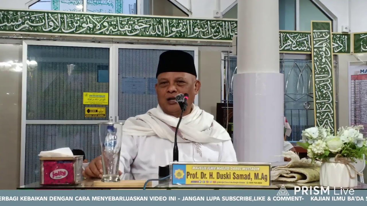 Siaran langsung Masjid Darul Muttaqin Siteba
