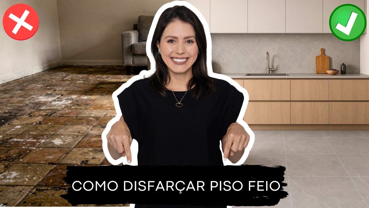 7 MANEIRAS DE COMO DISFARÇAR UM PISO FEIO OU ANTIGO