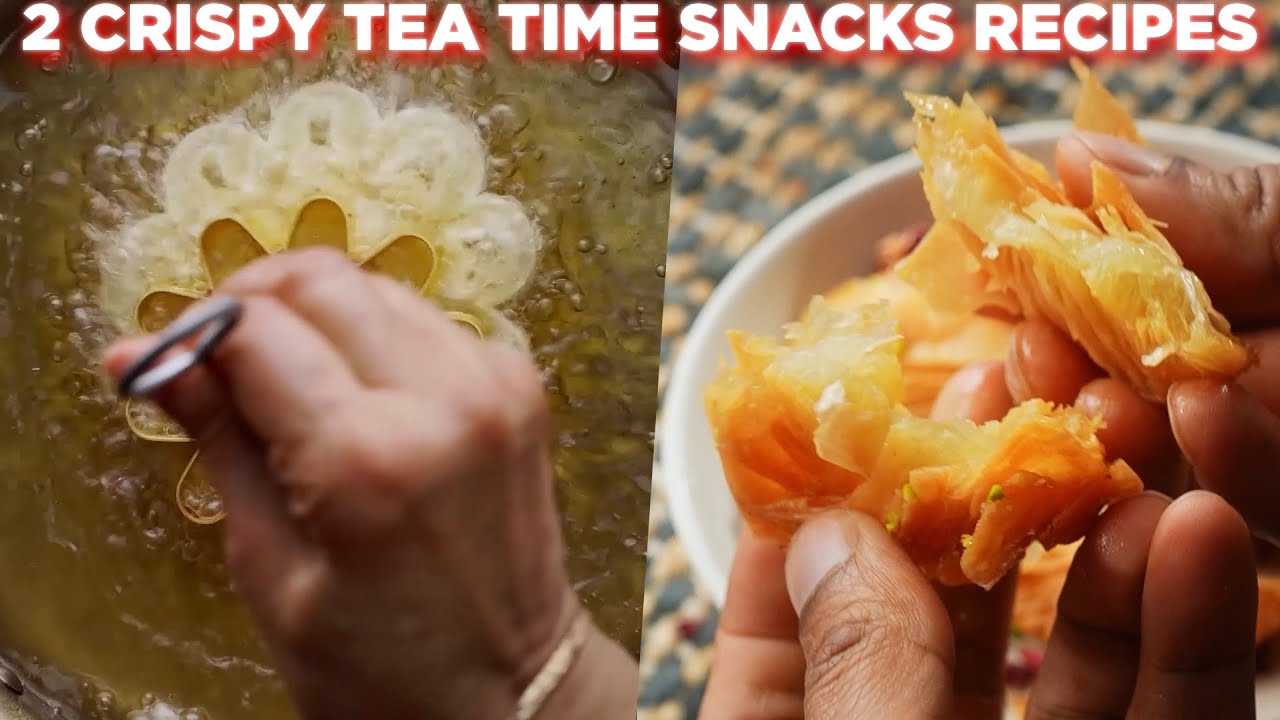 2 рецепта хрустящих закусок к чаю