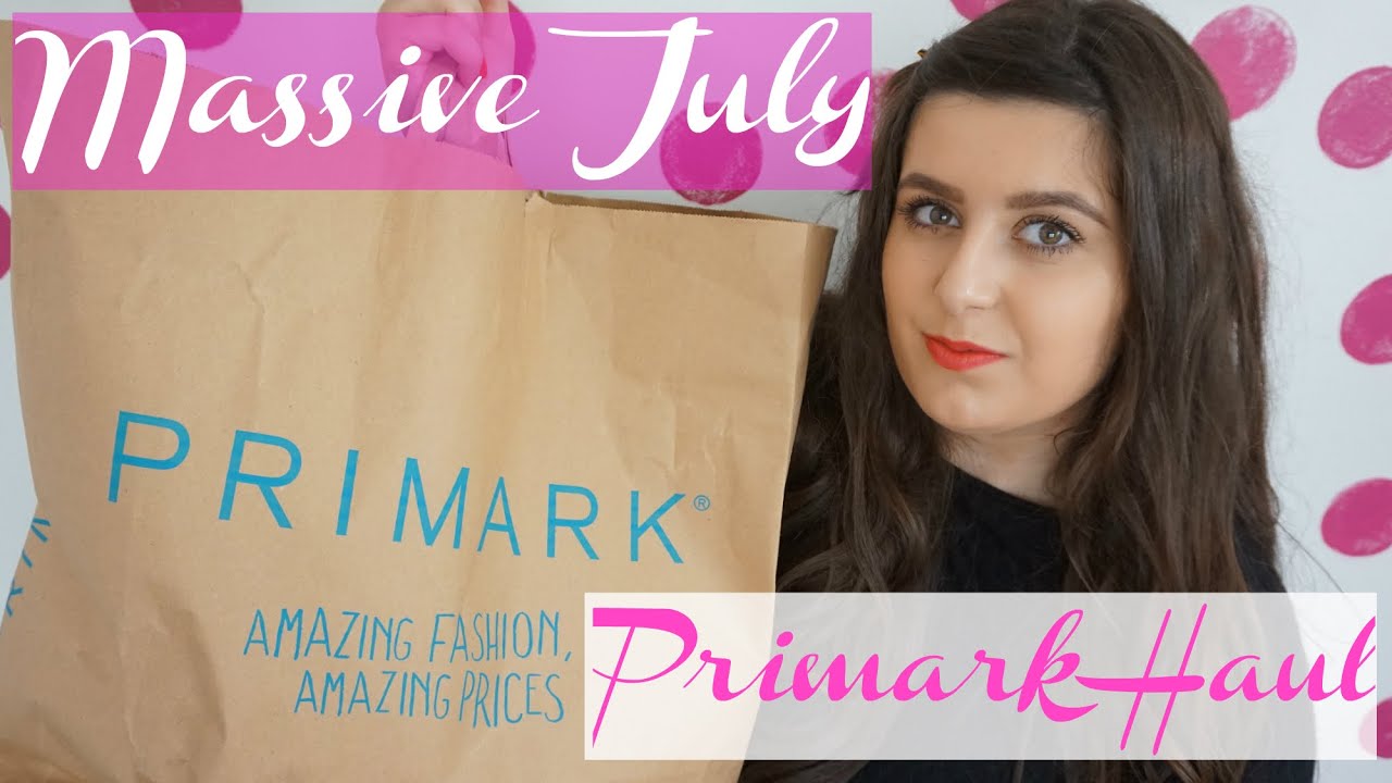 MASSIVE JULY PRIMARK HAUL 2016 | Clothing, Homeware, Makeup and UNICORNS!
