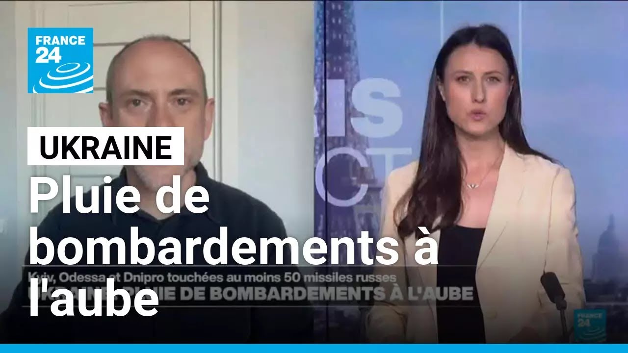 Ukraine: Pluie de bombardements à l'aube • FRANCE 24