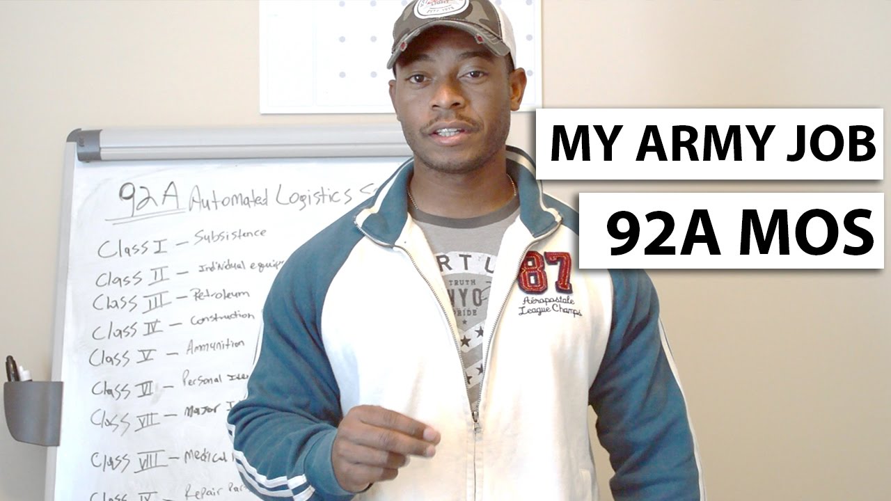 My Military Job | Army MOS 92A Automated Logistical Specialist