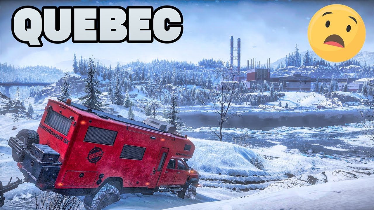 Mamy kolejną BARDZO Trudną mapę 😮 🚚 | SnowRunner Quebec [1]