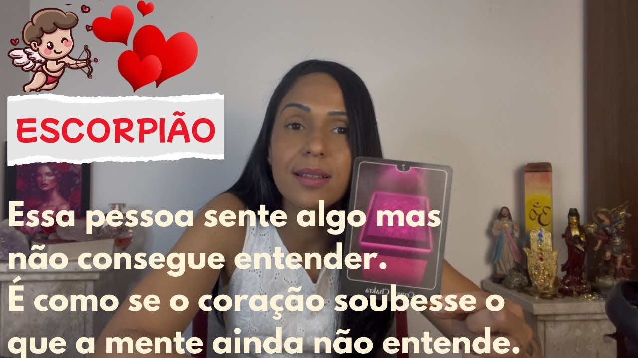 💖ESCORPIÃO AMOR ♾️ É como se o coração dessa pessoa soubesse o que a mente ainda não entende.