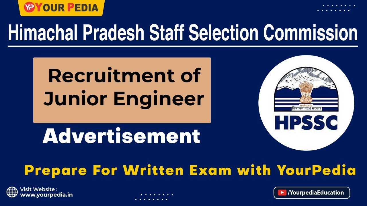 HPSSC JE recruitment of Junior Engineer (EE & CIVIL) | HPSSC JE written Exam preparation offline