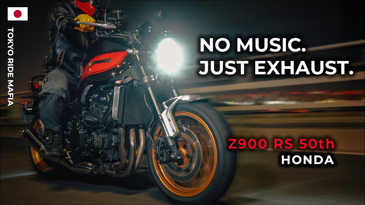Tokyo Night × Z900RS 50th｜Raw Fireball Roar｜No Talking. Just Exhaust.