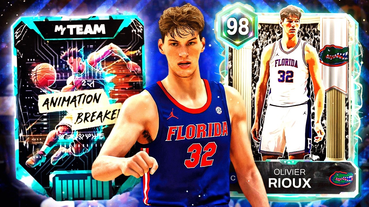 GALAXY OPAL OLIVIER RIOUX С АНИМАЦИЕЙ BREAKER &mdash; САМАЯ ВЕСЕЛАЯ КАРТА В NBA 2K26 MyTEAM!!