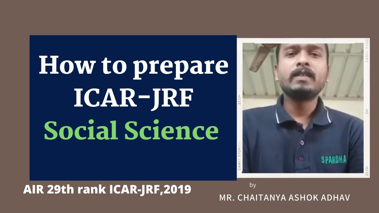 Meet Mr. Chaitanya Ashok Adhav AIR 29th rank ICAR-JRF,2019 Social Sciences