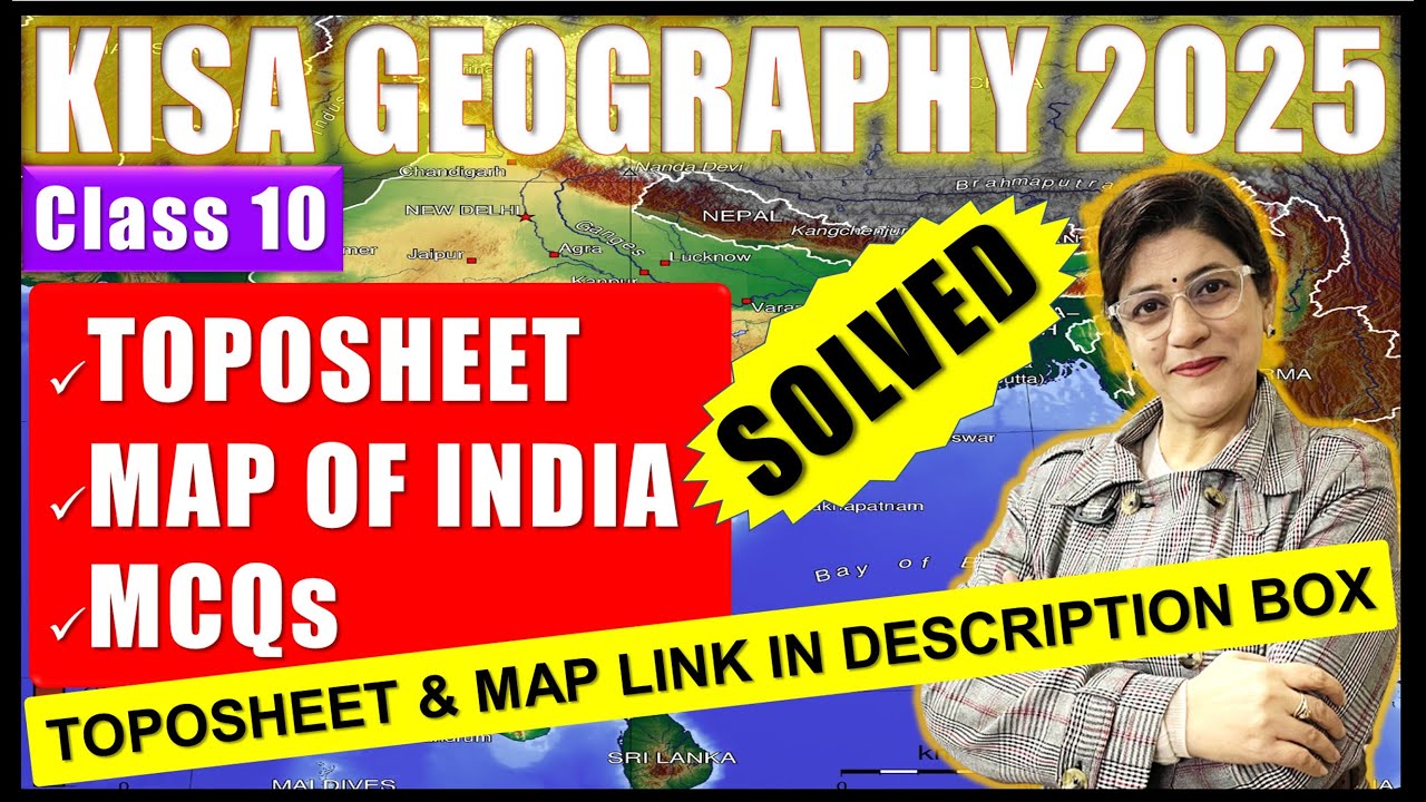 SOLVED KISA GEOGRAPHY PAPER 2025 | PREPARATORY EXAMINATION | ICSE CLASS 10 | LAST MINUTE REVISION