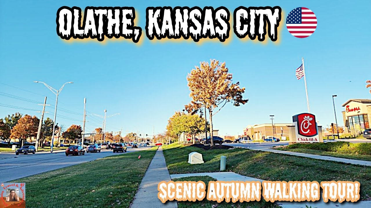 Exploring Olathe, Kansas City: A Scenic Autumn Walking Tour! 🇺🇸
