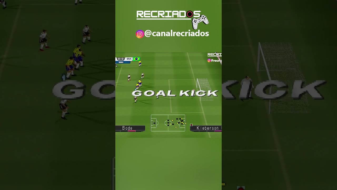 Brasil 2 x 0 Alemanha recriado no Winning Eleven 2002. #fy #futebol #viralvideo #brasil