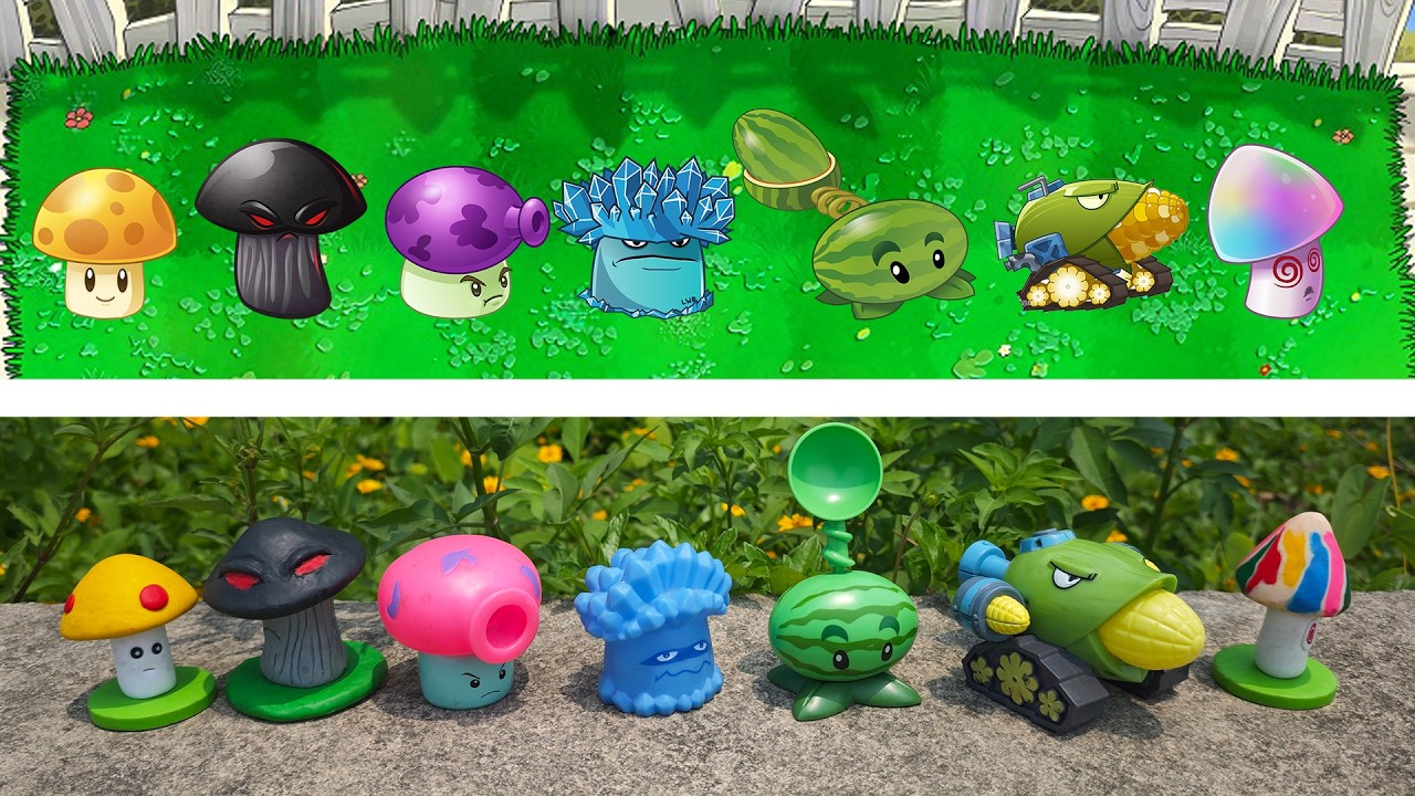 PLANTS VS ZOMBIES:TOY PLANTS VS GAME PLANTS （Night War）.