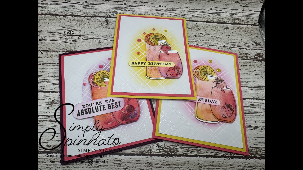 Celebratory Sips Charmingly Simple Design with Irresistible Designs Specialty DSP- Stampin Up