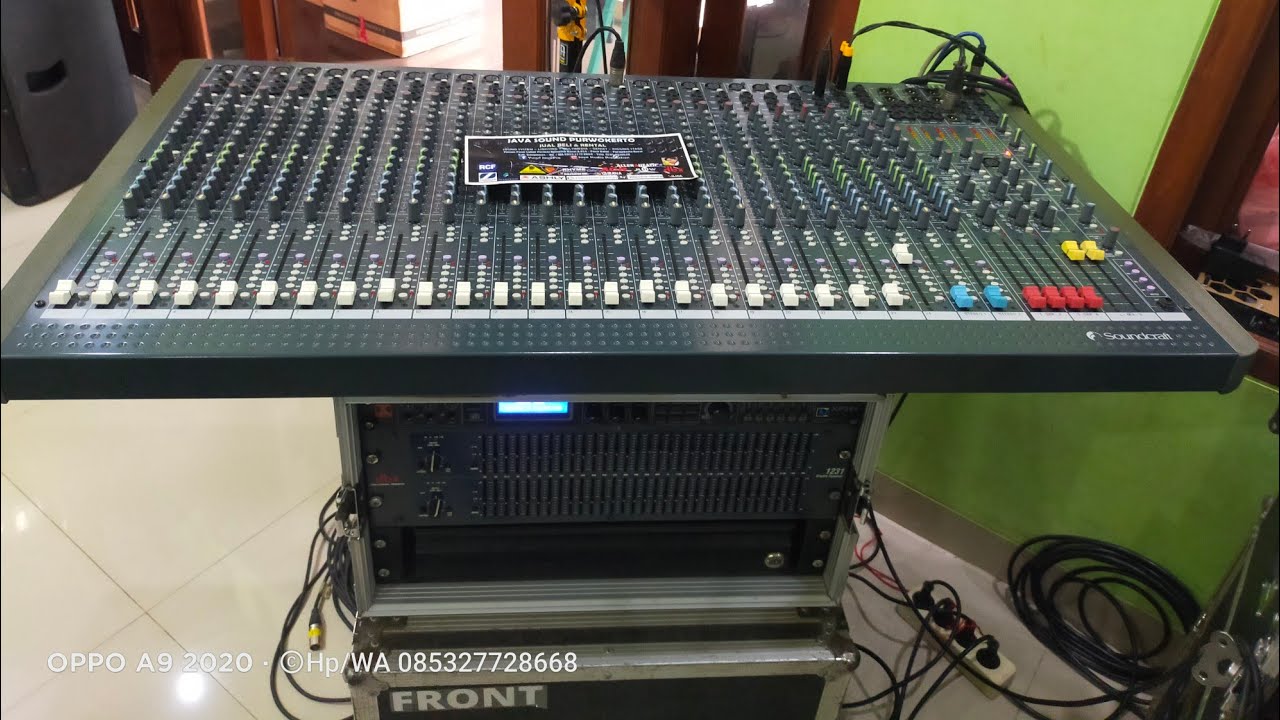 Review Mixer Balap Soundcraft Spirit Live 4,2 24chanel Istimewa Ex Luar negeri