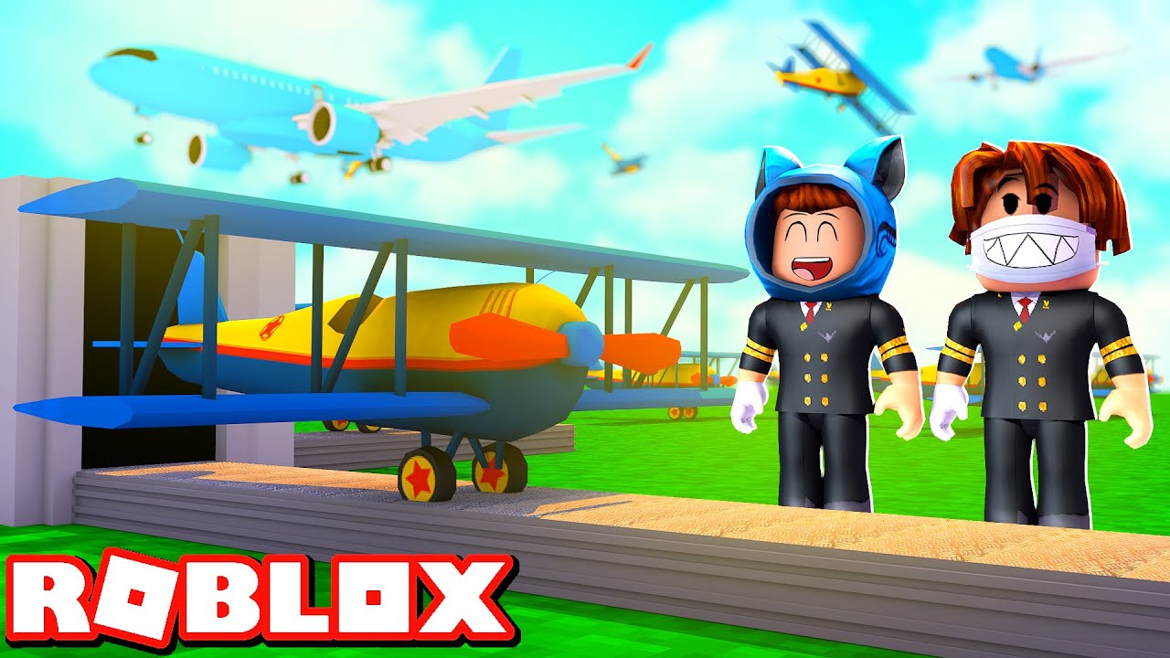 BEBE MILO CREÓ una FABRICA de AVIONES en ROBLOX 💥 MI AEROPUERTO PERSONAL 😎