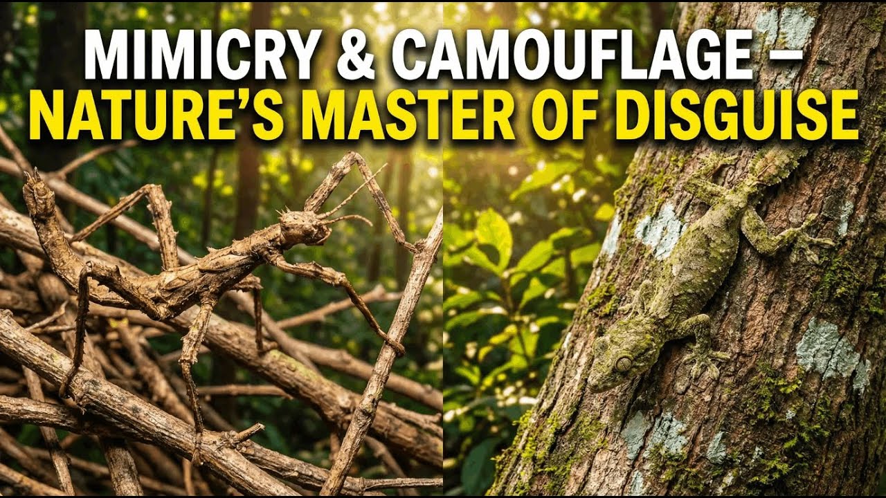 Crypsis in Animals—the Act of Camouflaging ││ Ecology and Environment