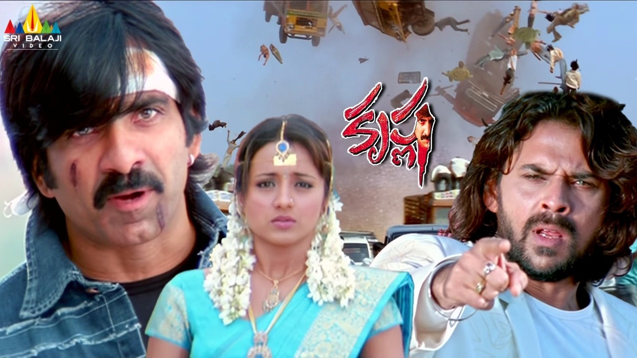 Ravi Teja's Ultimate Fight | Krishna | Telugu Movie Scenes | Trisha | Mukul Dev | Sri Balaji Video