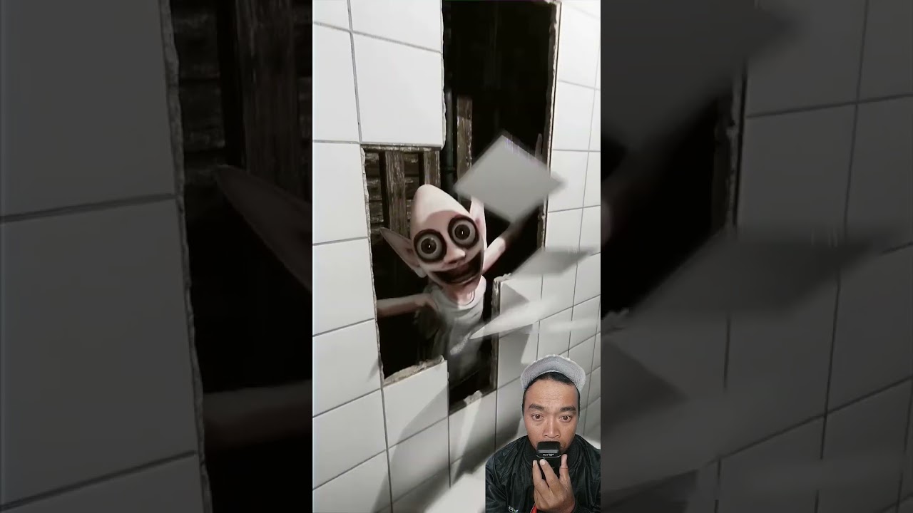 ding dong kudatang padamu bukalah pintu ,hantu di toilet #hantu #scary #seram #ghost