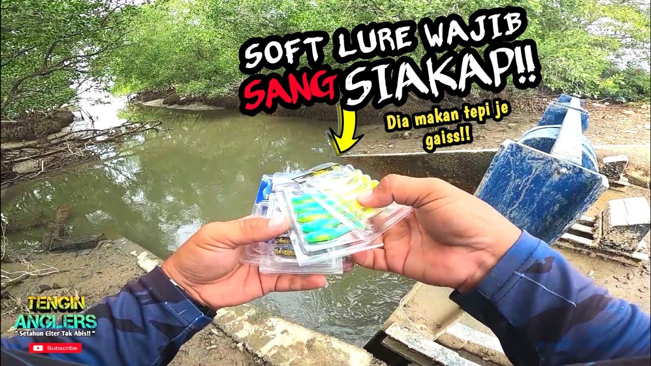 💢SIAKAP KUNCI AIR SAIZ IDAMAN ULTRALIGHT GAME I Softplastic Gladius Ikan I