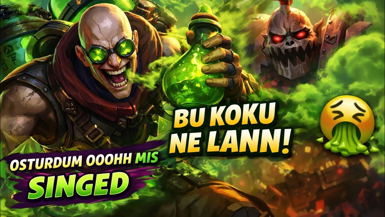 WİLD RİFT - SİNGED TOP 1 VS SİON TOP 1 KOKLATIRIM HAAAAAAA