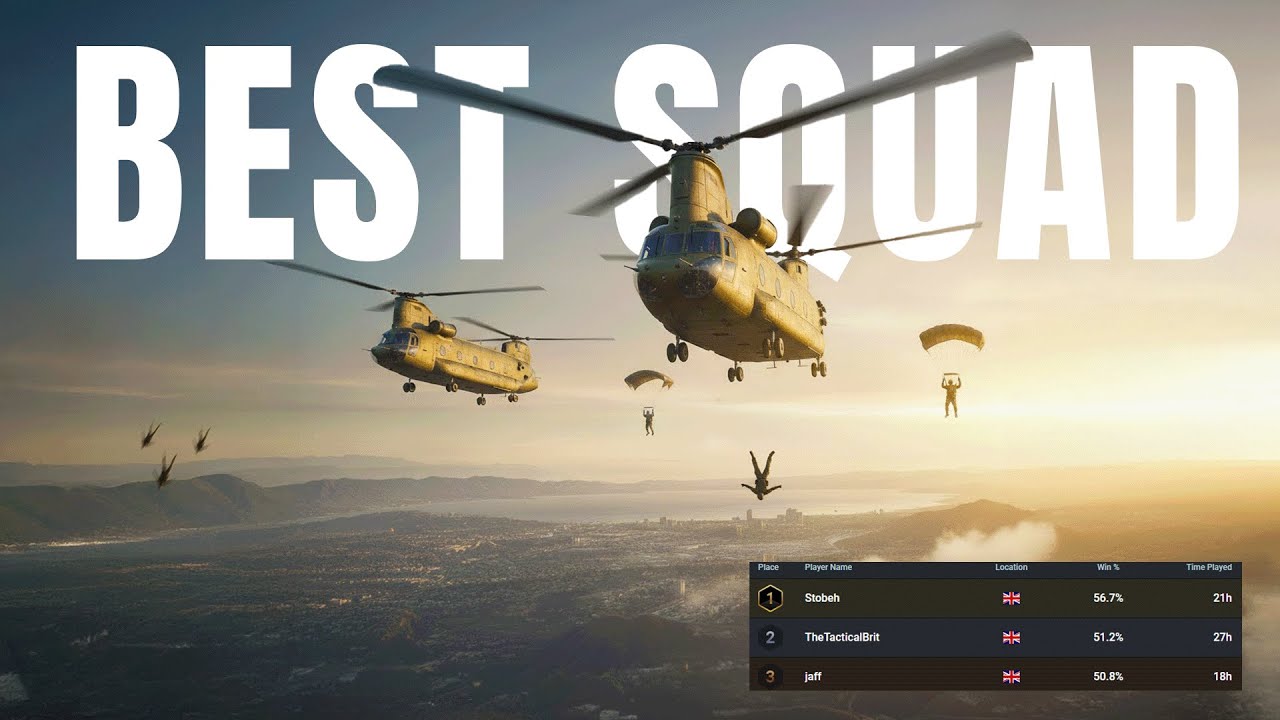 The UK's BEST Battlefield REDSEC SQUAD!