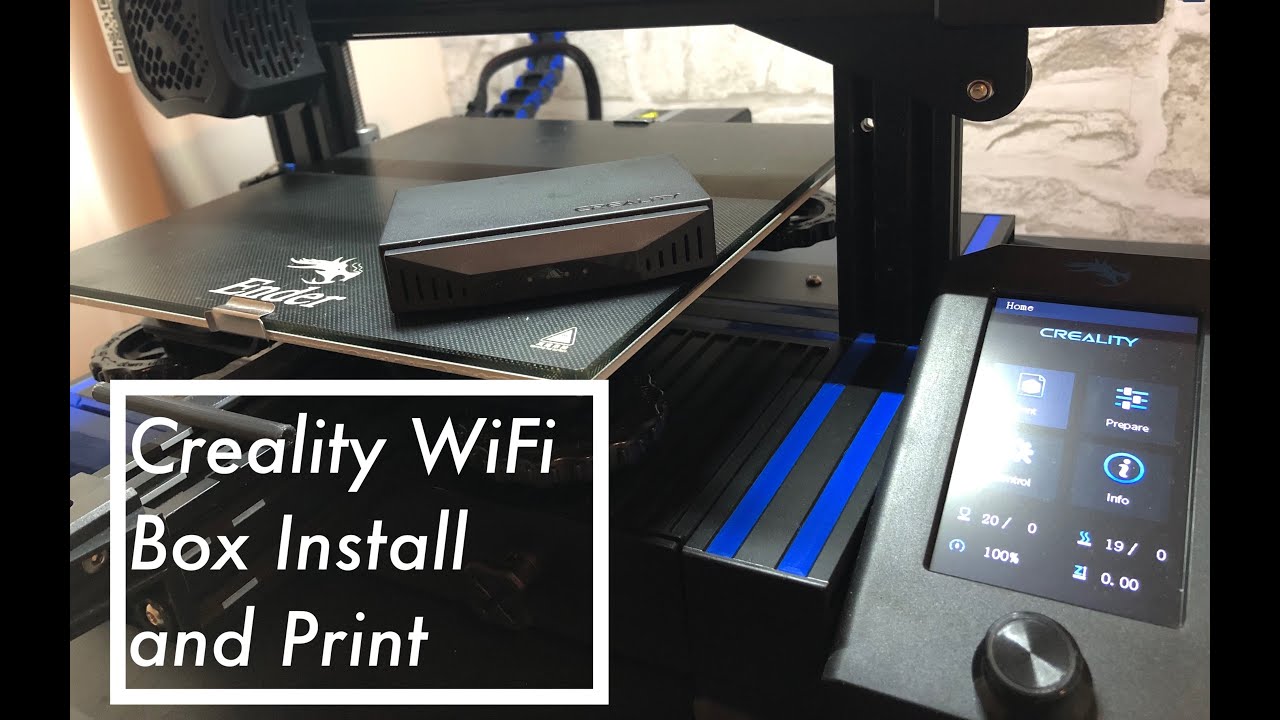 Creality WiFi Box Setup and 1st Impressions   Ender 3v2