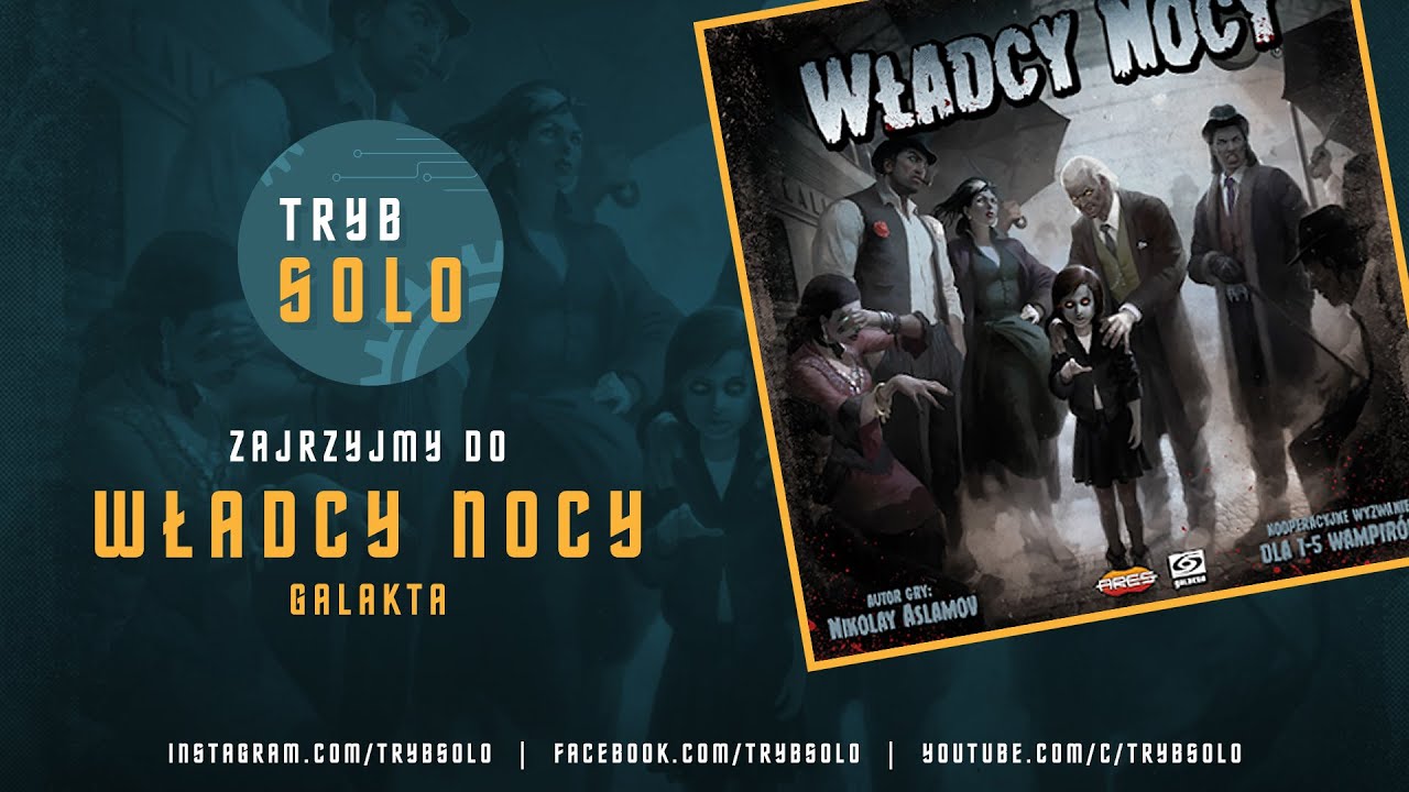 🇵🇱 Władcy Nocy (Galakta) | Zaglądam do gry (unboxing)
