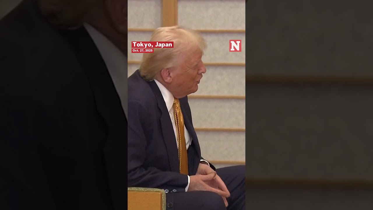 Trump Meets Japanese Emperor Naruhito At His Palace