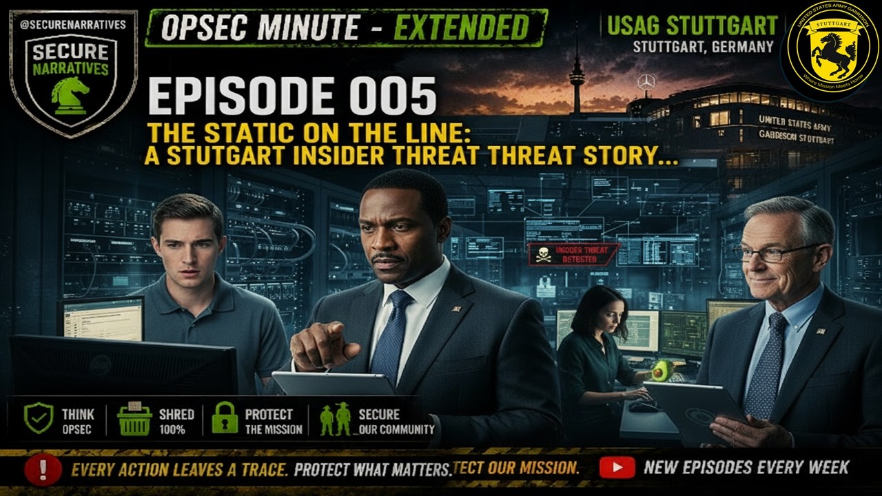OPSEC Minute - Extended -- 005; The Static on the Line: A Stuttgart Insider Threat Story...