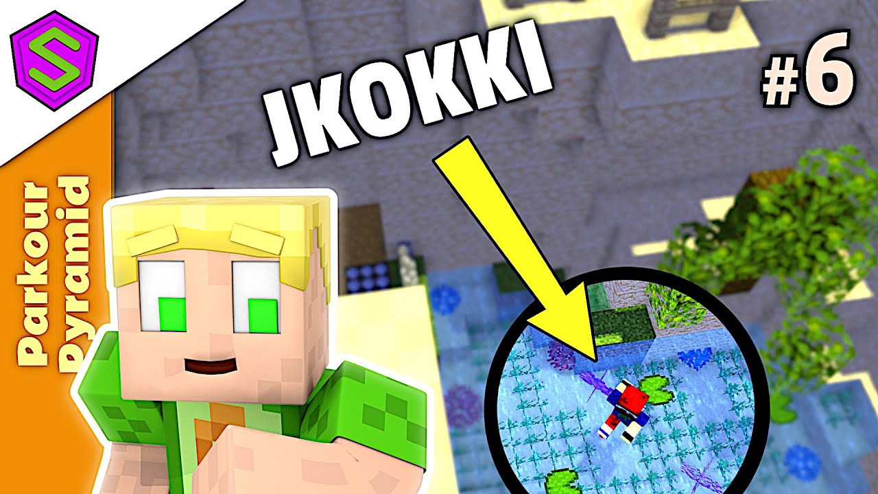 Pääsin Karkuun! | Minecraft Parkour Pyramid w/ JKokki #6