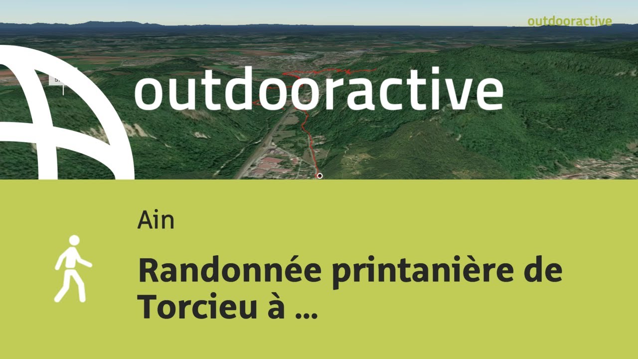 Vidéo Flyover: Randonnée printanière de Torcieu à L’Albarine via Bettant, le 8 mars 2026
