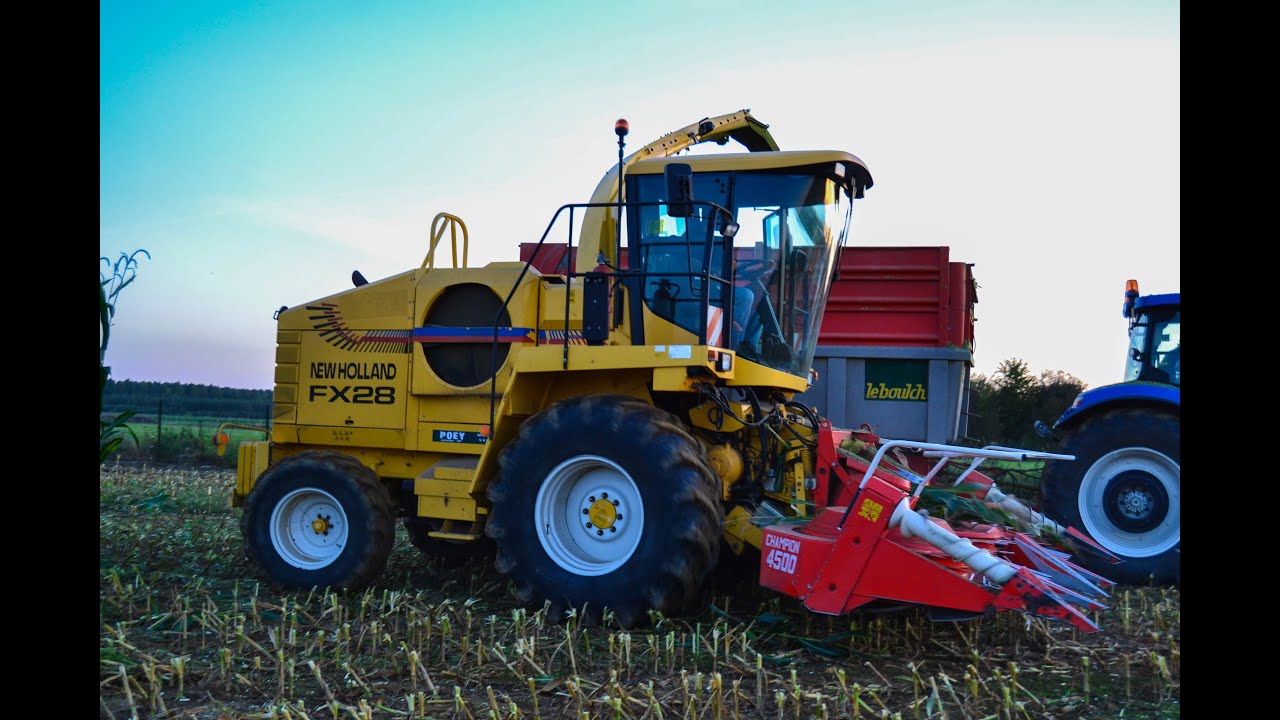 Gaec Gautrot: Maishäckseln 2014 : New Holland FX 28 & Kemper Champion 4500 [HD]
