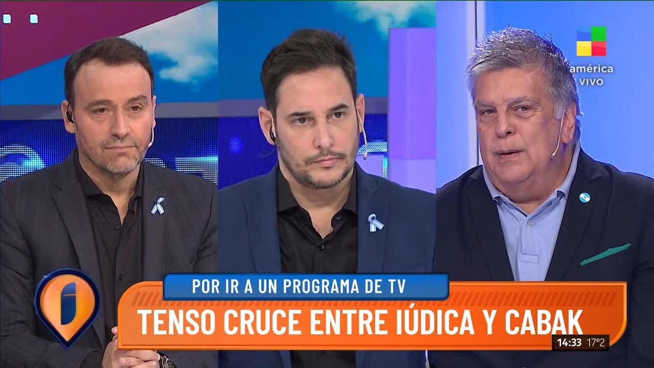 Tenso cruce al aire entre Mariano I&uacute;dica y Horacio Cabak