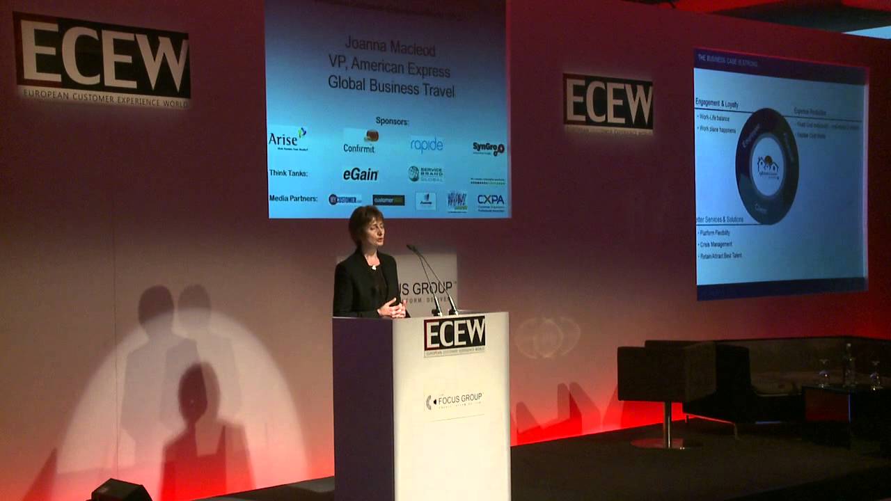 ECEW 2013 Joanna Macleod - Delivering world-class service with home-based servicing