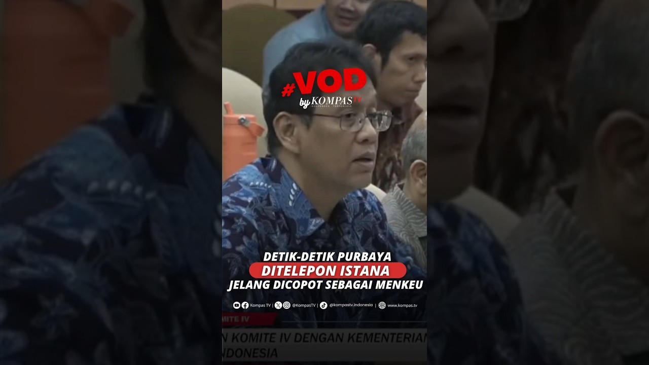 Detik-Detik Purbaya Ditelepon Istana Jelang Dicopot Sebagai Menteri Keuangan #short