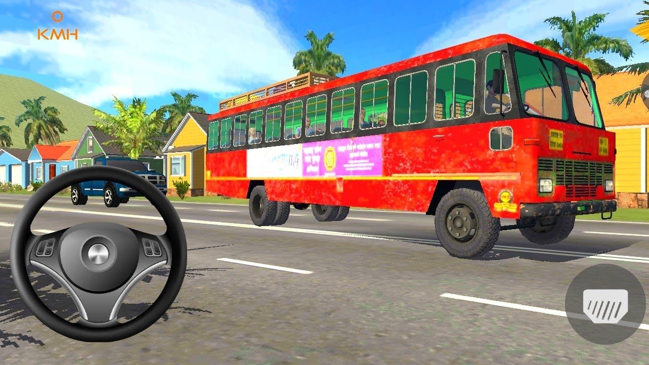 💥 Indian Sleeper Bus Simulator | Luxury Bus Mod | Hill Station Drive Gameplay
